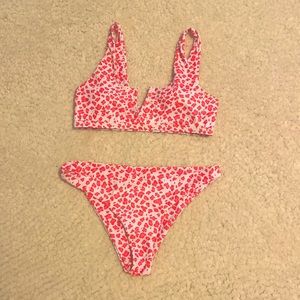 Pink Leopard print bikini